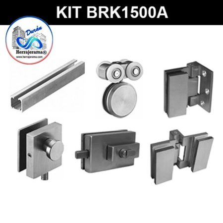 BRUKEN KIT CANCEL PLEGABLE DE 4 PANELES, PLEGADO. AC INOX MX65779