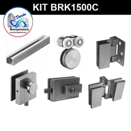 BRUKEN KIT CANCEL PLEGABLE DE 6 PANELES, PLEGADO. AC INOX MX65781