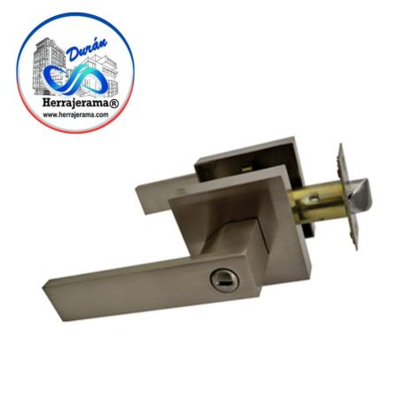 BRUKEN CERRADURA TUBULAR 4744 PRIV (BAÑO) NIQUEL SATÍN