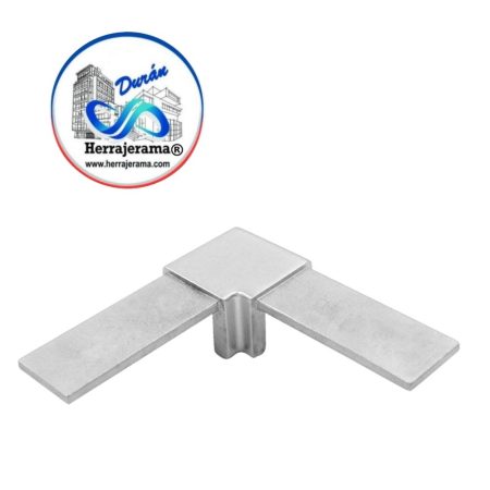 HERRALUM 1392002SA MINI RAILING CUADRADO CODO HORIZONTAL FIJO 90° ACE