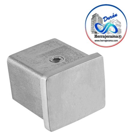 HERRALUM 1392005SA MINI RAILING CUADRADO TAPA FINAL ACE INOX 304 SATI