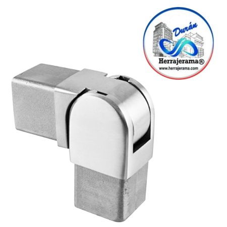 HERRALUM 1392006SA MINI RAILING CUADRADO CODO VERTICAL AJUSTABLE ACE