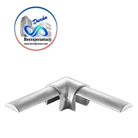 HERRALUM 1393002SA MINI RAILING CURVO CODO HORIZONTAL FIJO 90° ACE IN
