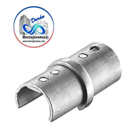 HERRALUM 1393004SA MINI RAILING CURVO CONECTOR RECTO ACE INOX 304 SAT