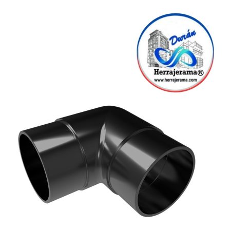 HERRALUM 1394003200NE Conector L a 90° para tubo de 50.8mm