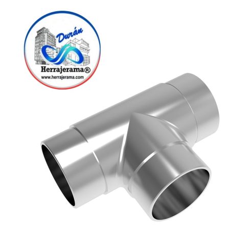 HERRALUM 1394005200SA BRND CONECTOR "T" SS304 PARA TUBO 50.8mm