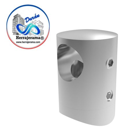 HERRALUM 1394014112SA BRND CONECTOR A POSTE SS34 BASE CURVA TUBO 38.1mm