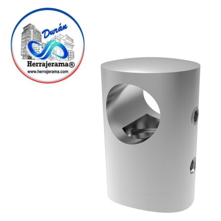 HERRALUM 1394014200SA BRND CONECTOR A POSTE SS34 BASE CURVA TUBO 50.8mm