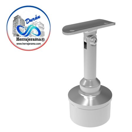 HERRALUM 1394075200SA BRND SOPORTE BASE MOVIL 80.0mm SS304 2" TUBO 50.8m