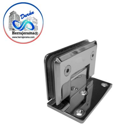 GALIER BISAGRA MURO-VIDRIO DESFASADA VIDRIO CROMO,MX65915