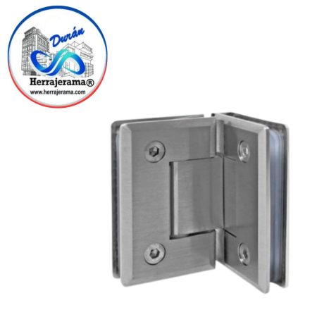 GALIER BISAGRA VIDRIO VIDRIO 90° CROMO ZAMAC,MX65917