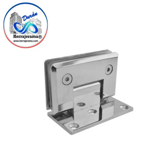 GALIER BISAGRA PARA BAÑO DESFASADA, MURO-VIDRIO ACERO INOX 201 SATÍN,MX65067