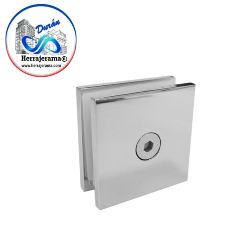 GALIER CLIP MURO VIDRIO CUADRADO CON RESAQUE,MX66081