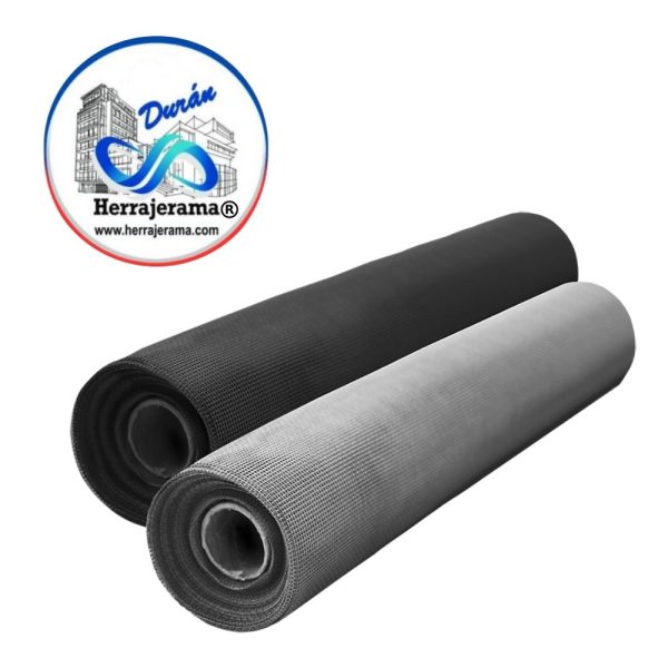 HERRALUM 1428120NE TELA P/46 FIBRA VIDRIO 10.0 MT X 1.20MT NEGRA