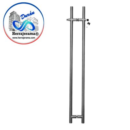 GALIER JALADERA CON CHAPA A PISO. PARA CRISTAL DE 10MM. MX65571