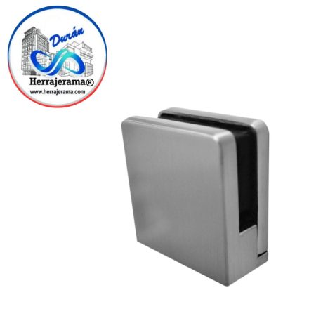 GALIER GRAPA CUADRADA BASEPLANA PARA CRISTAL DE6MM. SAT MX66062
