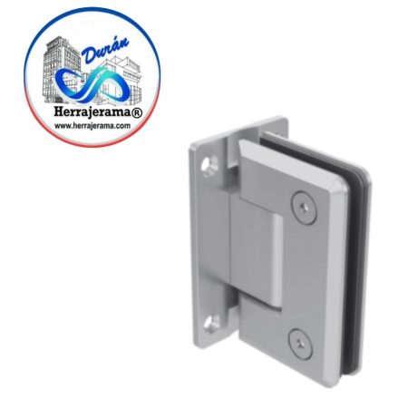 HERRALUM 1476180CO HERRAJE VIDRIO/MURO AC-INOX 304 180° CROMO