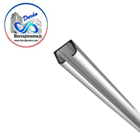 GALIER RIEL SENCILLO PARA SISTEMA DE PUERTAS CORREDIZAS GALIER. TRAMO 6MTS. ALUMINIO MX67223