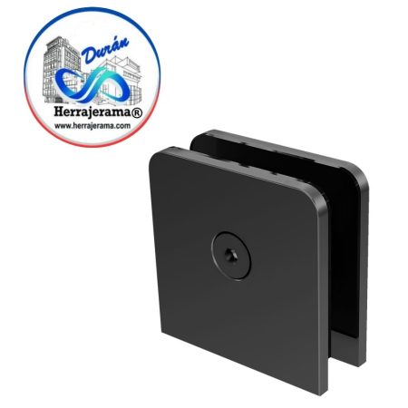 HERRALUM  1480000NE CONECTOR AC INOX 304 CUADRADO MURO-VID NEGRO (nuev
