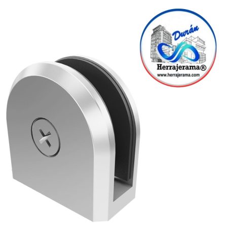 HERRALUM 1484000CO CONECTOR AC INOX 304 CURVO P/FIJOS S/BASE CROMO (1