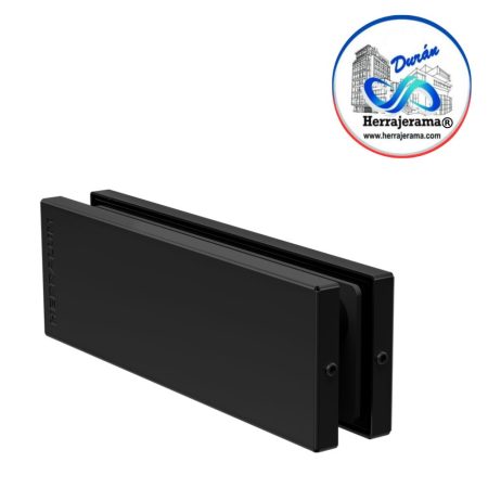 HERRALUM 1007000NE HERRAJE INFERIOR LINEA TEPALPA PARA PUERTA ABATIBLE DE VIDRIO TEMPLADO