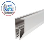 HERRALUM 1015026NA PERFIL ZERCO RECTO C/TAPA CENTRAL DE 5.00MT NAT
