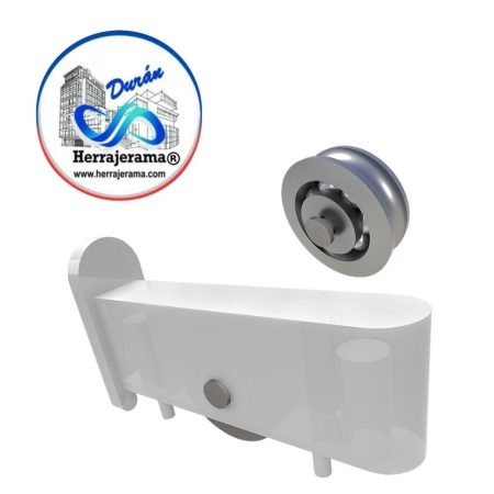 HERRALUM 2003EMBAC CARRETILLA PARA VITRINA NYLON BALERO ACERO