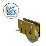 HERRALUM 2004114NI CARRETILLA P/VENTANA BAL 1 1/4 NYLON IMP