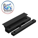 HERRALUM 2021018E4 JALADERA ESTRIADA C/CHAPA INT 18CM NEGRO