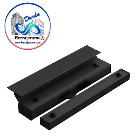 HERRALUM 2021018E4 JALADERA ESTRIADA C/CHAPA INT 18CM NEGRO