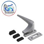 HERRALUM 2024IZQGR  JALADERA P/VENT C/PROYECCION IZQ GRIS