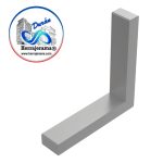 HERRALUM 204212000 ESCUADRA P/CANCEL BANO S/BARRENO 12.0mm (1000 PZ)