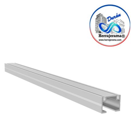 HERRALUM 108300300 HERRAJES JALISCO RIEL DE ALUM PARA BASE DE APARADO