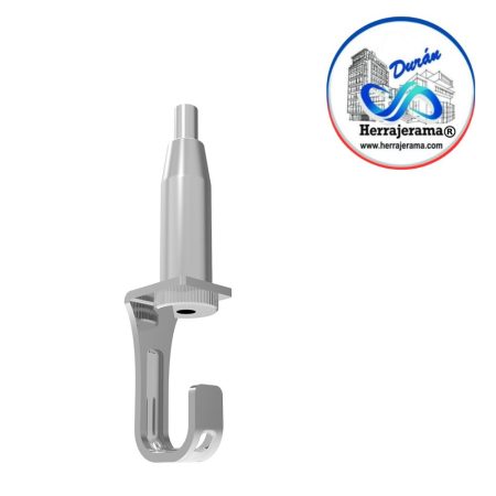HERRALUM 108400000 HERRAJES JALISCO GANCHO MOD GS-707 P/APARADOR