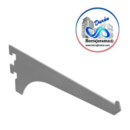 HERRALUM 2053020NA MENSULA DE ALUMINIO 20 CM NAT