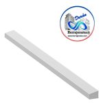 HERRALUM 2056100BL BARRA DE EMPUJE 1.00 MT BLANCA