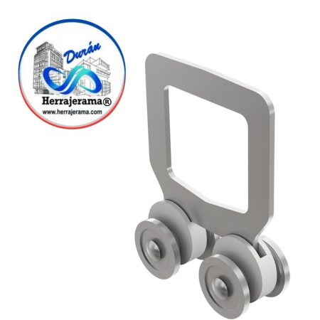 HERRALUM 206400000 CARRETILLA CG14 DE 4 RODAJAS P/CLOSET DE RIEL