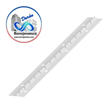 HERRALUM 2072190BL BISAGRA DE PIANO TRAMO 1.90 MT BLANCA
