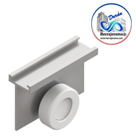 HERRALUM 2105PLANI CARRETILLA P/CANCEL DE BANO PLANA NYLON IMP