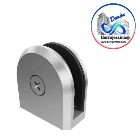 HERRALUM 1109000CO CONECTOR CURVO P/FIJOS VID TEMP S/BASE CROMO
