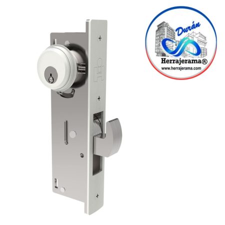 HERRALUM 1123000BL CHAPA DE GANCHO P/PUERTA LINEA 3" BLANCO