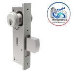 HERRALUM 1124000BL  CHAPA DE PALETA P/PUERTA LINEA 3" BLANCO