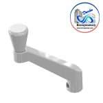 HERRALUM 1141400BL MANIVELA PARA OPERADOR DE BRAZO PROY 4" BLANCO