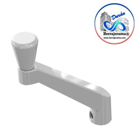 HERRALUM 1141400BL MANIVELA PARA OPERADOR DE BRAZO PROY 4" BLANCO