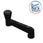 HERRALUM 1141400NE MANIVELA PARA OPERADOR DE BRAZO PROY 4" NEGRO