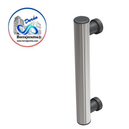 HERRALUM 2153018NA JALADERA TUBULAR ESTRIADA P/PUERTA NAT