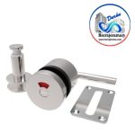 HERRALUM 1156002SA SEGURO P/MAMPARA AC INOX 304 C/INDICADOR SATIN