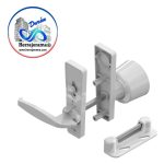 HERRALUM 1167000BL CHAPA ACCESORIO P/CIERRAPUERTA 1022 BLANCA