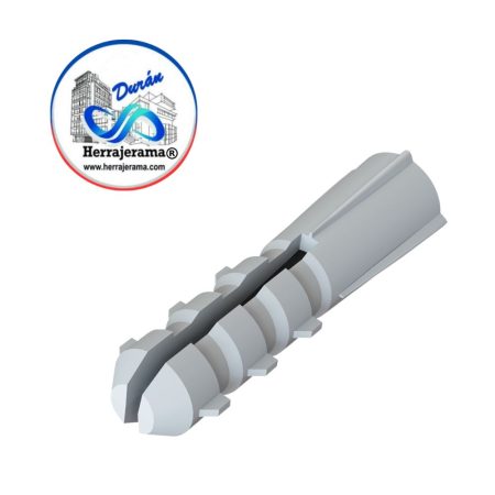HERRALUM 2162000GR TAQUETE DE PLASTICO DE 1/4" GRIS (CJ100)