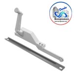 HERRALUM 11414DENE OPERADOR DE BRAZO PROY 4" DER NEGRO (INCLUYE MANIVELA)